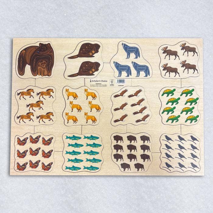 Indigenous Counting Tip + Fit Puzzle