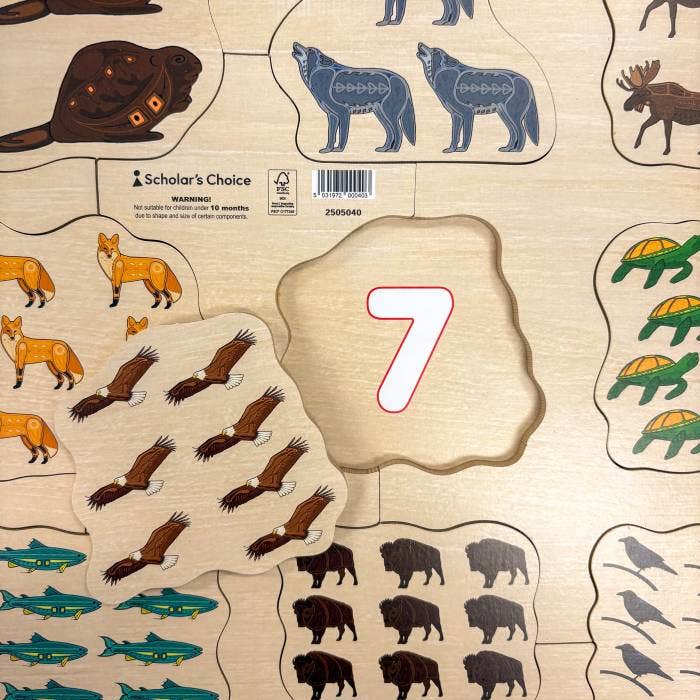 Indigenous Counting Tip + Fit Puzzle