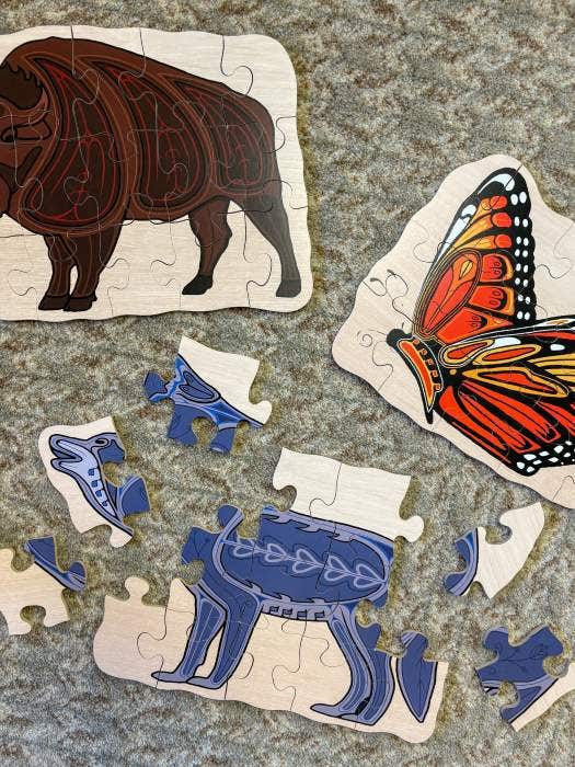 Indigenous Midi Floor Puzzle Set 3x15 piece