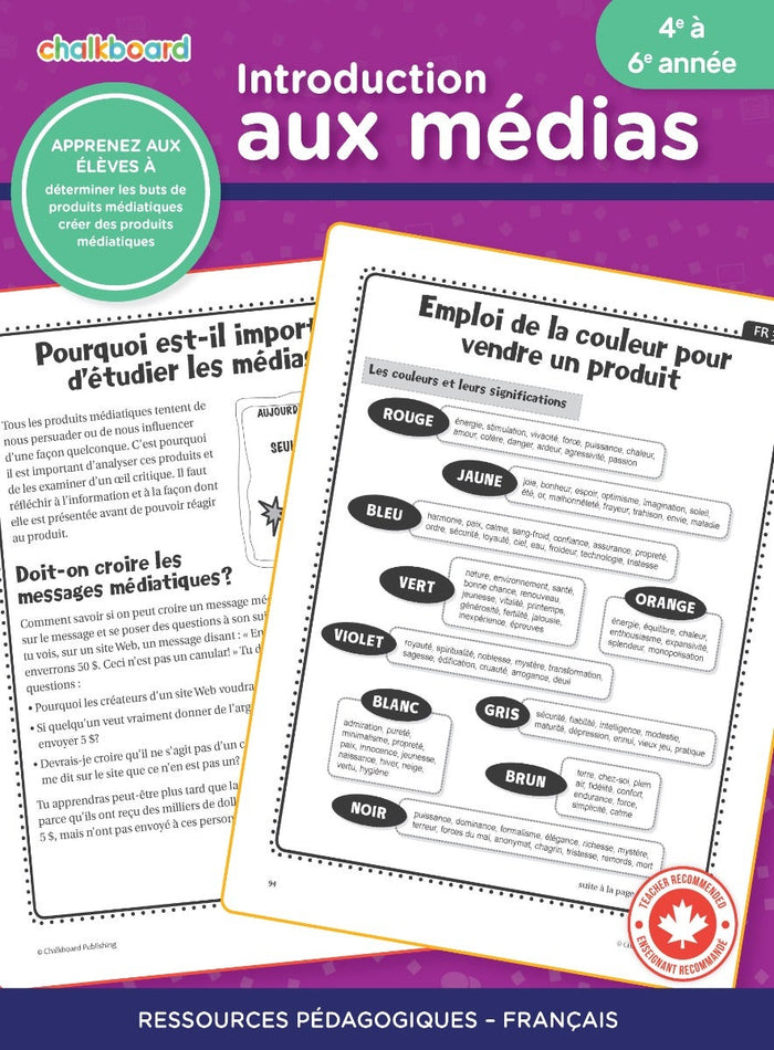 Introduction Aux Medias 4-6 Ebook