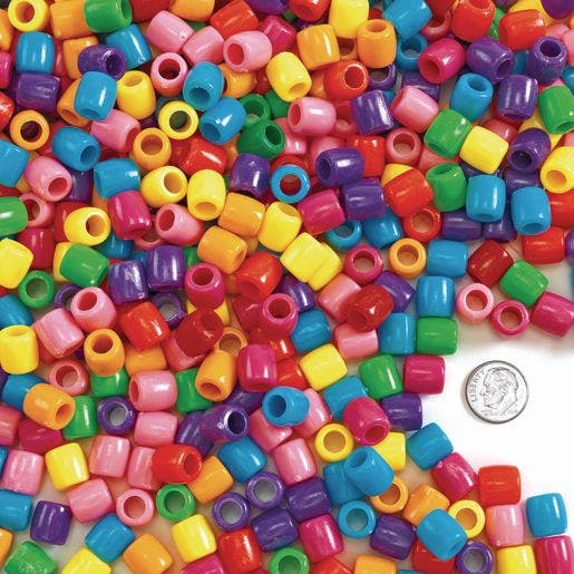 Jumbo Pony Beads 1.5 lbs