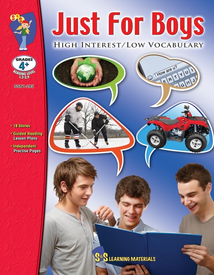 Just for Boys Hi Interest/Low Vocabulary - Canadian (eBook)