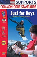 Just for Boys Reading Comprehension Gr. 6-8 (Enhanced eBook)