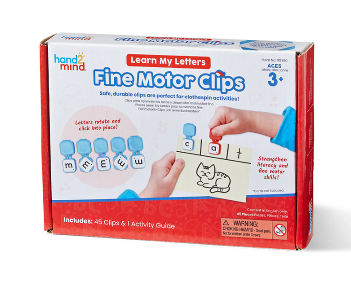Learn My Letters Fine Motor Clips