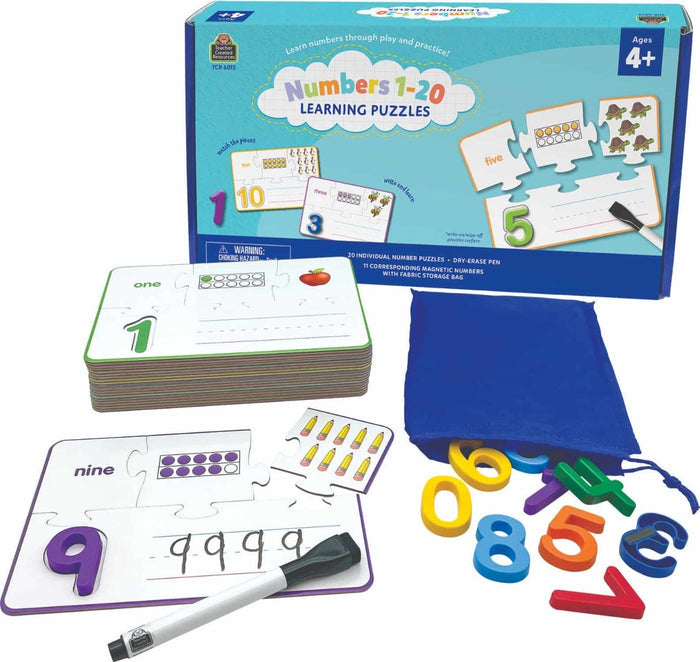 Learning Puzzle Numbers 1–20