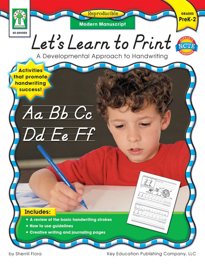Lets Learn to Print: Modern Manuscript Ebook