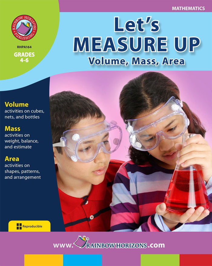 Lets Measure Up: Volume Mass Area Ebook