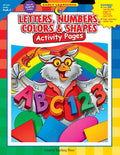 Letters Numbers Colors & Shapes Activity Pages Ebook