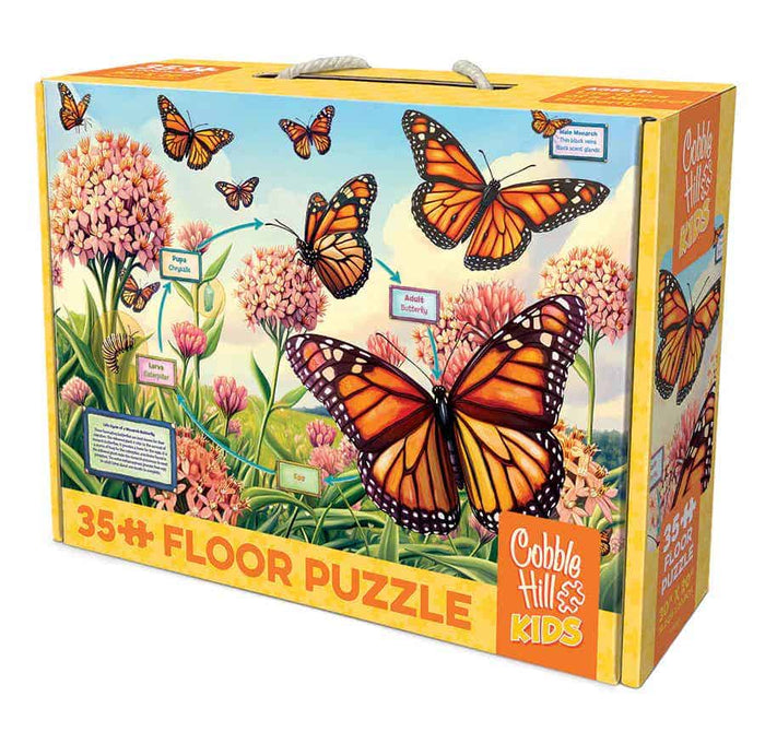 Life Cycle of a Monarch Butterfly 35 pc Floor Puzzle