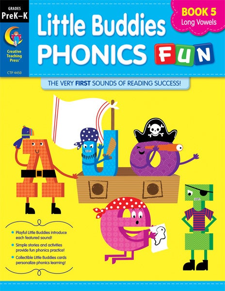 Little Buddies Phonics Fun Book 5: Long Vowels Ebook
