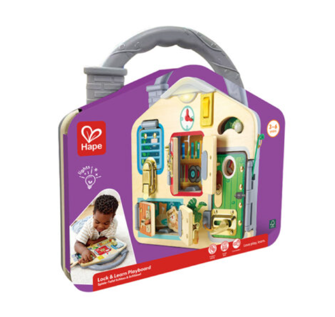 Lock & Learn Playboard by Hape
