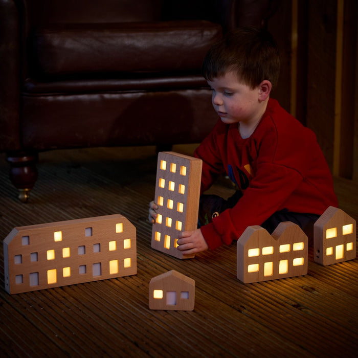 Luminous Community Buildings Set of 5