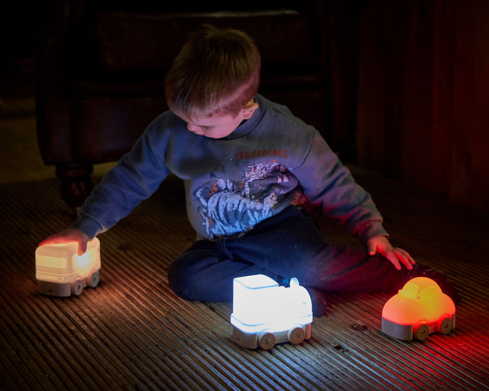 Luminous Silicone Vehicles 3pk