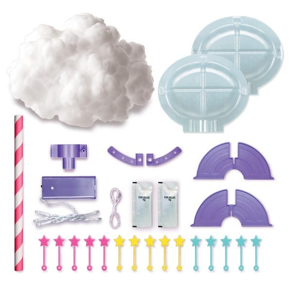 Make Your Own Fluffy Cloud Light