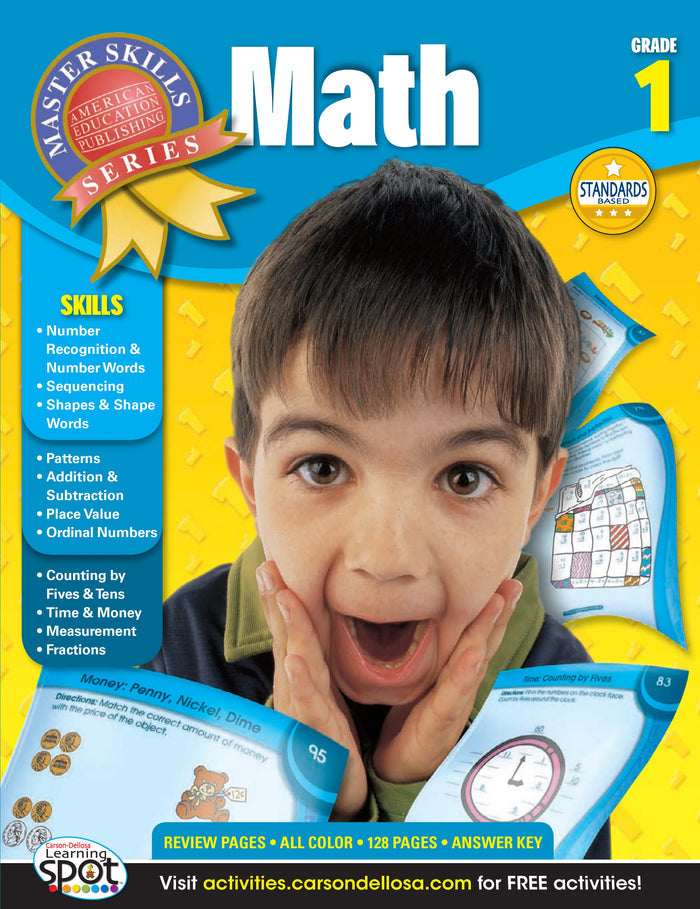Master Skills Math (Grade 1) Ebook