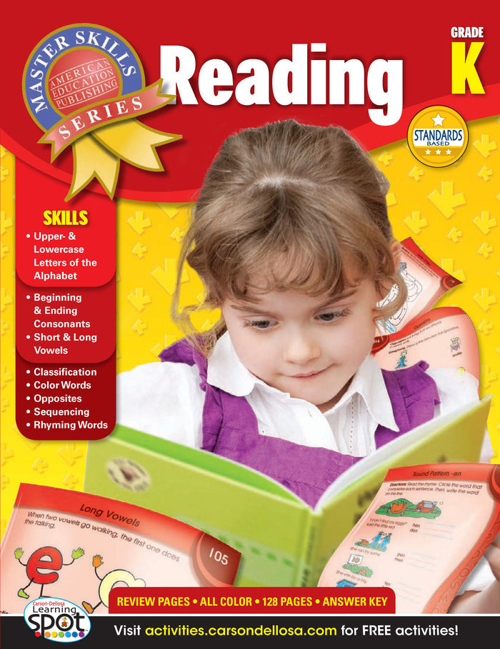 Master Skills Reading (Grade K) Ebook