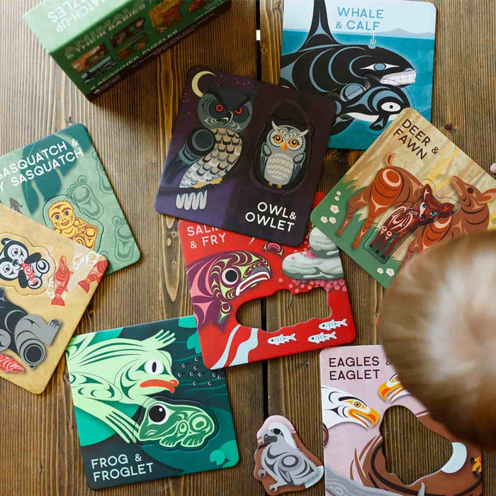 Match-up Puzzles Animals & Their Babies
