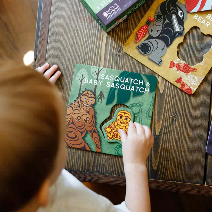 Match-up Puzzles Animals & Their Babies
