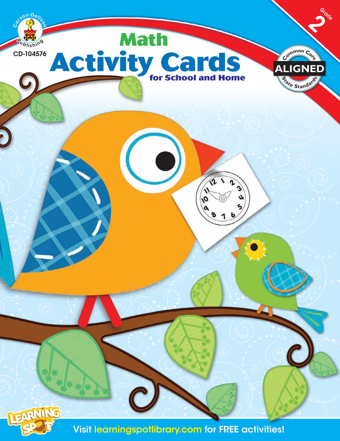 Math Activity Cards for School and Home (Grade 2) Ebook