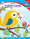 Math Activity Cards for School and Home (Kindergarten) Ebook