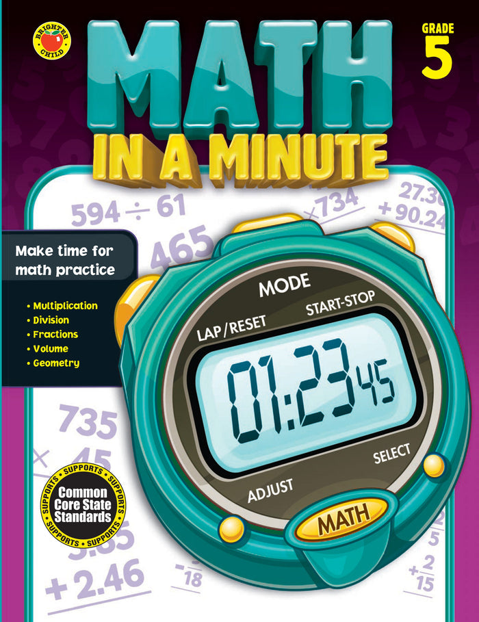 Math In A Minute Gr 5 (ebook) Ebook
