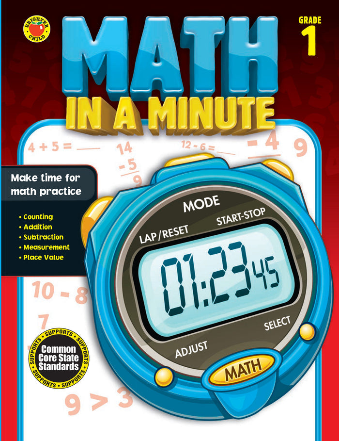 Math In A Minute Grade 1 Ebook