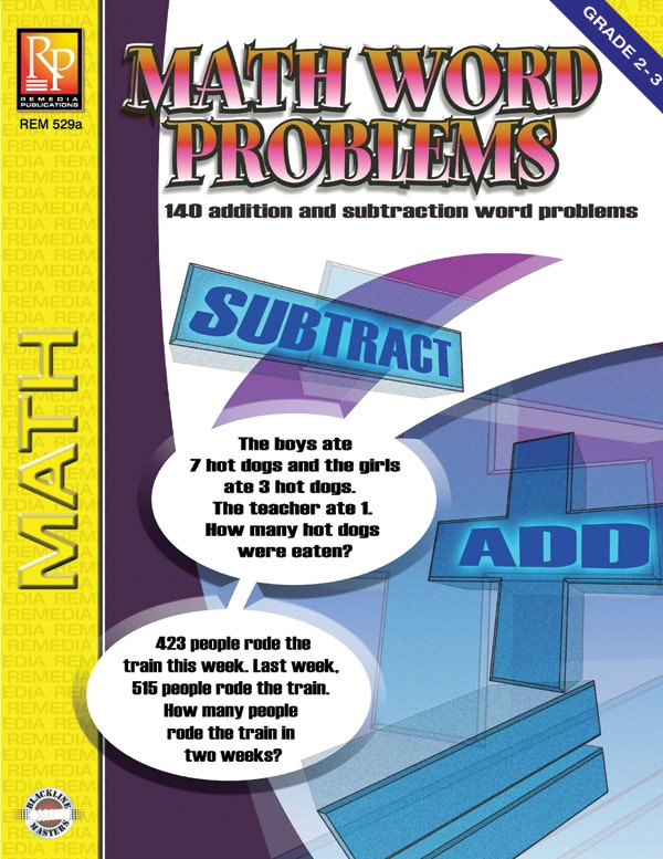 Math Word Problems (Grades 2-3) Ebook