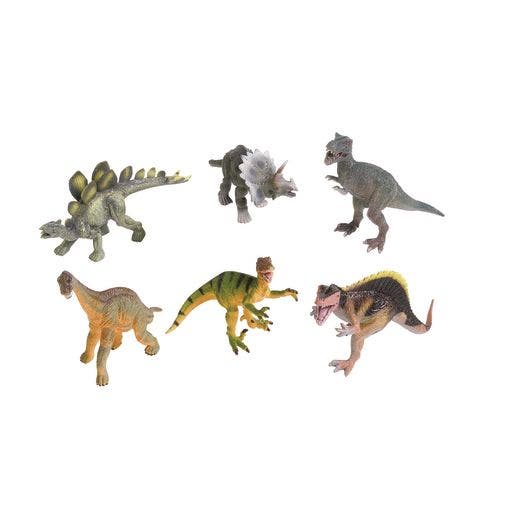 Medium Plastic Dinosaurs Set Of 6