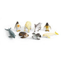 Medium Plastic Polar Animals Set Of 8