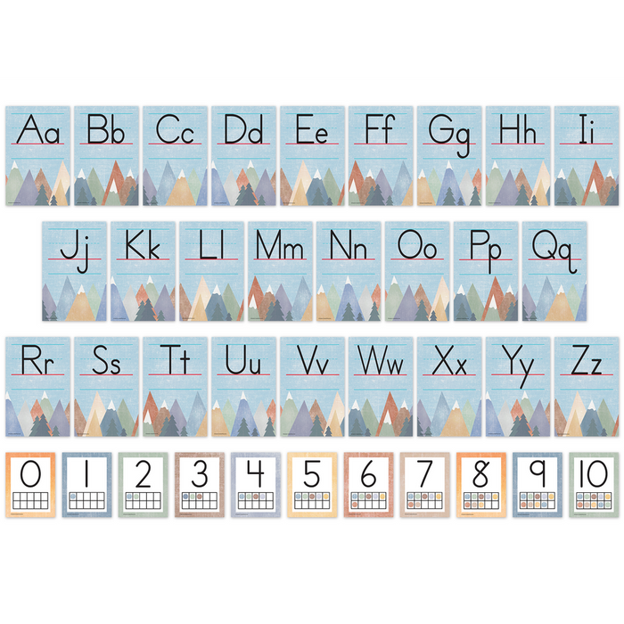 Moving Mountains Alphabet Bulletin Board