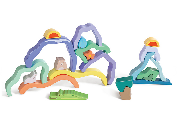 Nature Scene Stacking Blocks by Hape