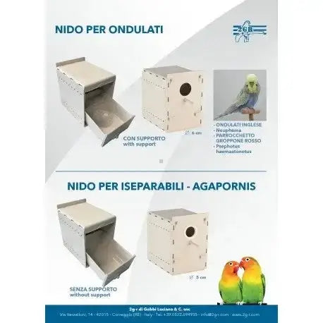 Nid "Paradise" pour perruches2GR - BIRD SHOP ORNITHOLOGIE LUXEMBOURG S.A.R.L-S