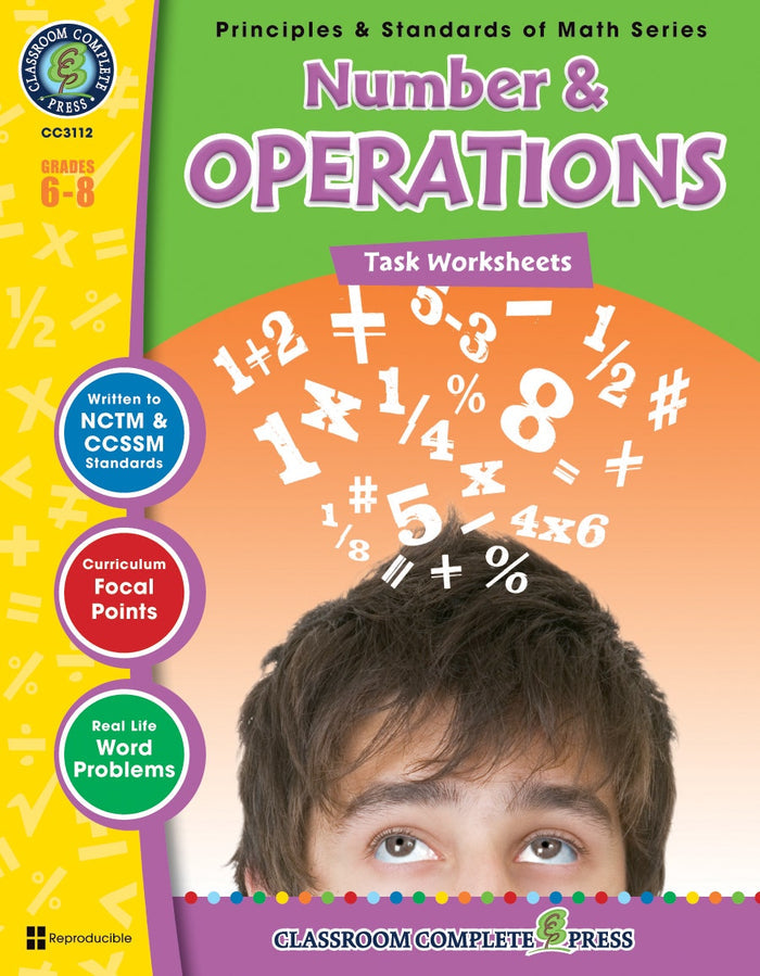 Number & Operations - Task Sheets Gr. 6-8 Ebook