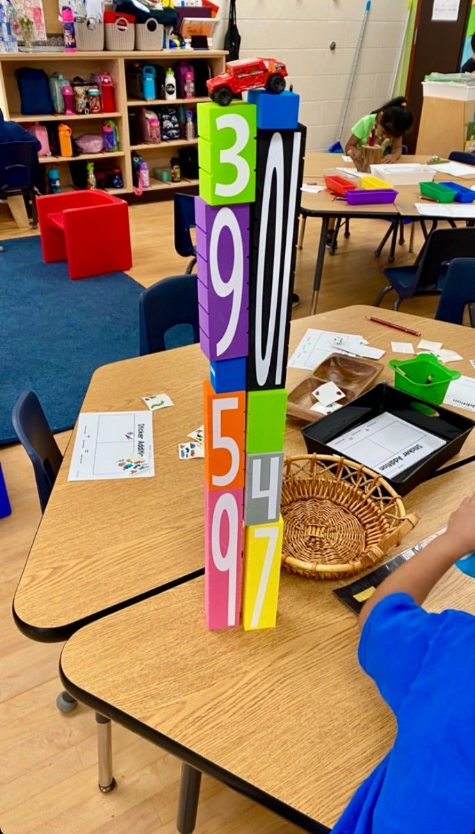Number Stax Stacking Foam Number Blocks