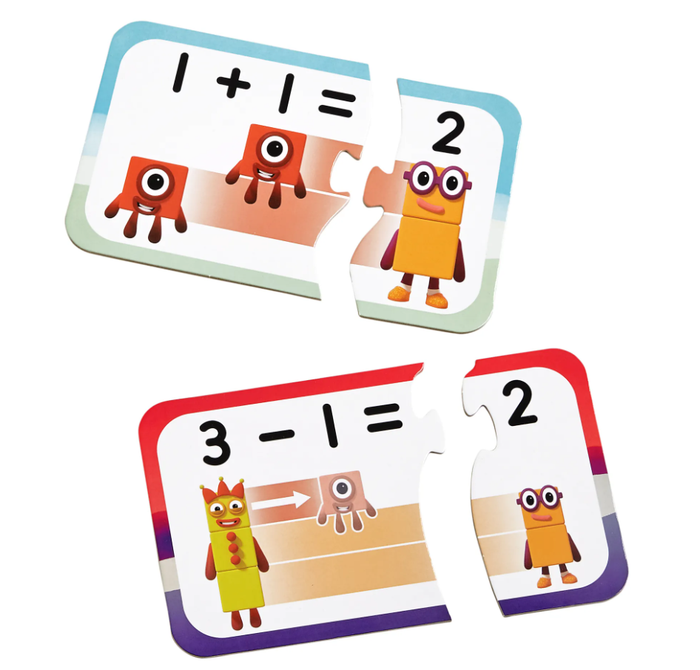Numberblocks Adding and Subtracting Puzzle Set