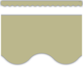 Olive Green Scalloped Border Trim