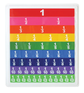 Opaque Fraction Tiles with Tray Set of 51