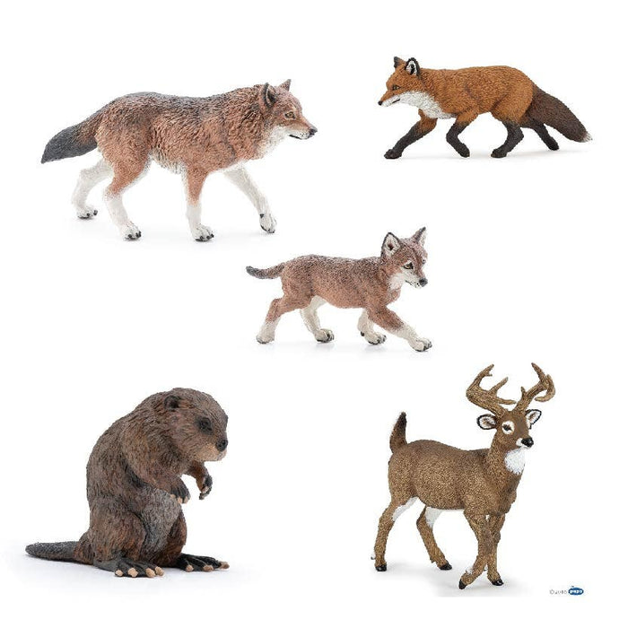 Papo Forest Animals Set 1 5 figures