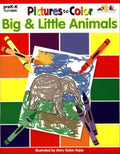 Pictures to Color: Big & Little Animals Ebook