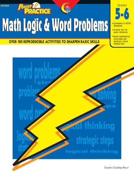 Power Practice: Math Logic and Word Problems (Grades 5-6) (E