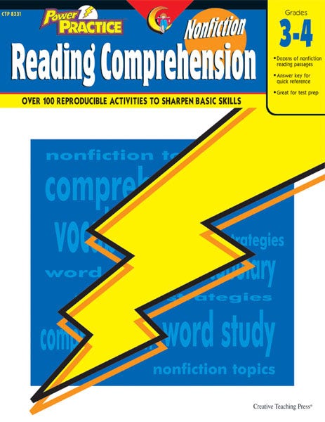 Power Practice: Nonfiction Reading Comprehension: Grades 3-4