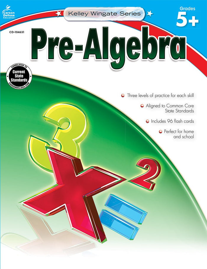 Pre-Algebra Grades 5 - 12 (eBook) Ebook