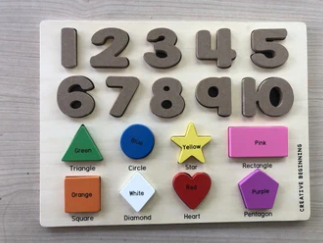 Preschool Chalkboard Puzzle