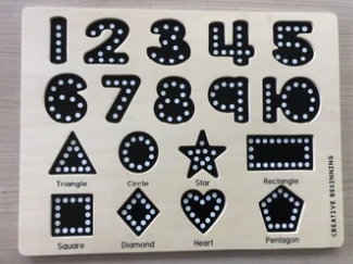 Preschool Chalkboard Puzzle