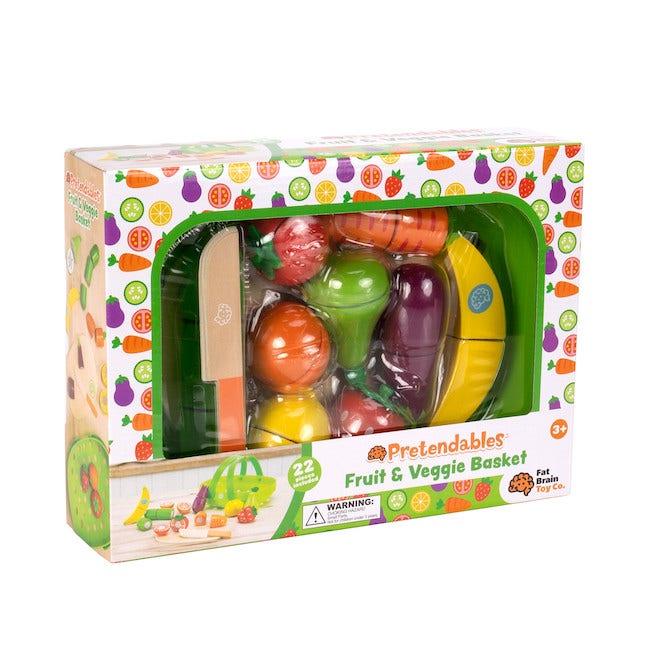 Pretendables Fruit and Veggie Basket by Fat Brain Toys