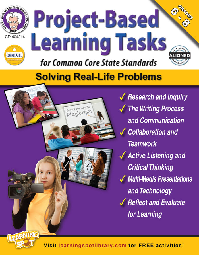 Project-Based Learning Tasks for Common Core State Standards