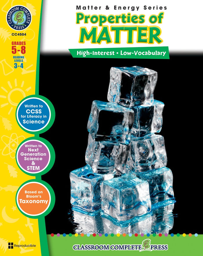 Properties of Matter Gr. 5-8 Ebook