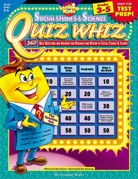 Quiz Whiz - Social Studies/Science Ebook