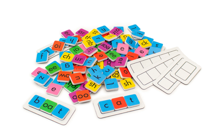 Rainbow Phonics Tiles