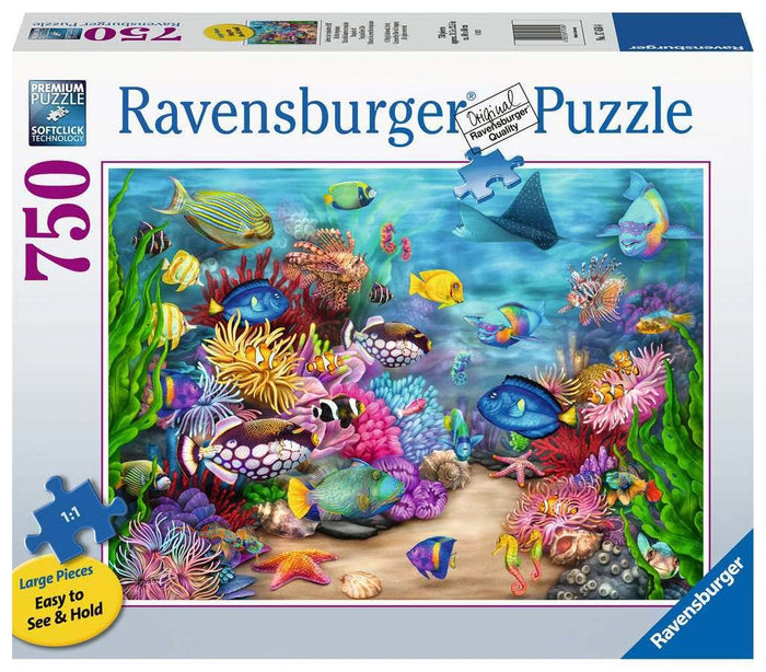 Ravensburger Tropical Reef Life Large Format 750 piece Puzzl